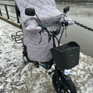 зимняя накидка для электровелосипеда